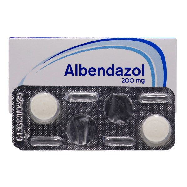 ALBENDAZOL 200 mg x 2 TAB
