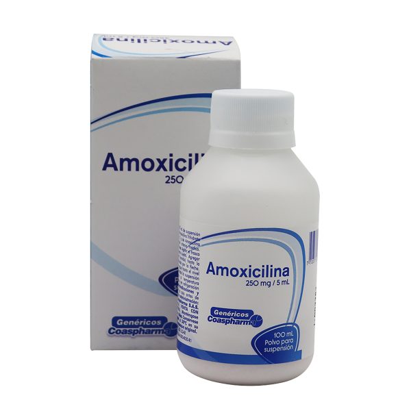 AMOXICILINA 250 mg/5mL x 100 mL PVO SUSP
