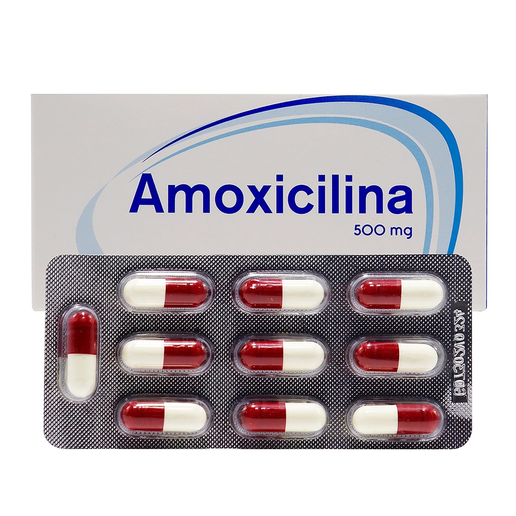 AMOXICILINA 500 mg x 100 CAP