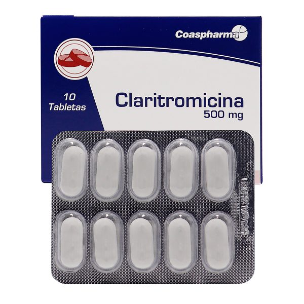 CLARITROMICINA 500 mg x 10 TAB