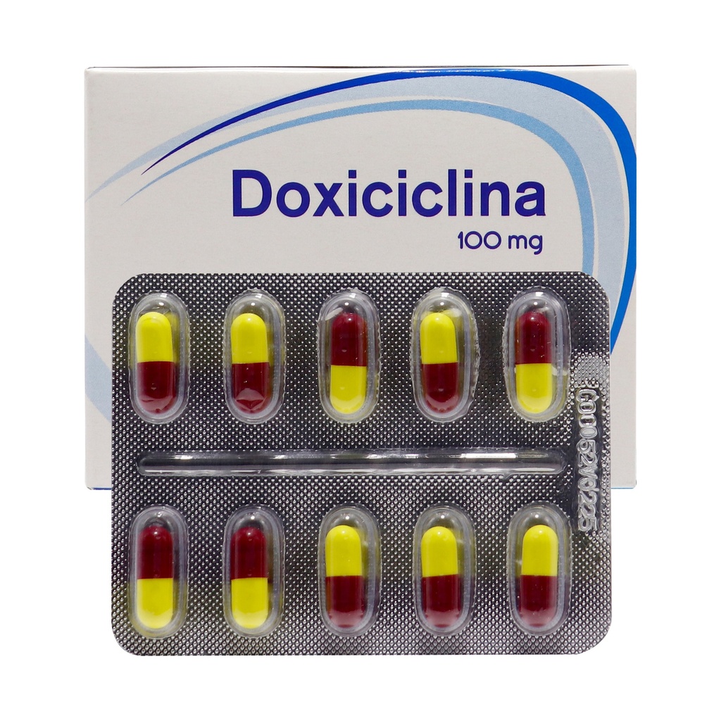 DOXICICLINA 100 mg x 10 CAP