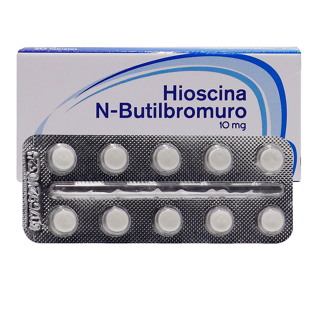 HIOSCINA N-BUTIL BROM 10 mg x 20 TAB