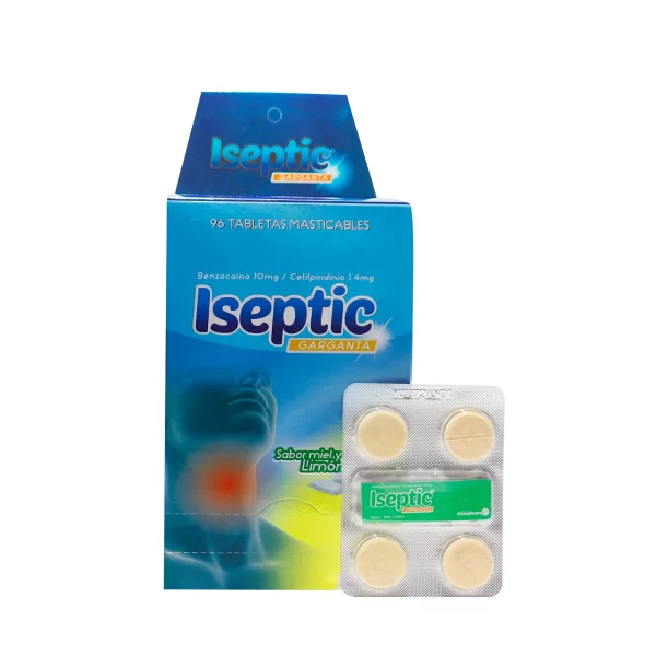 ISEPTIC MIEL LIMON x 96 TAB MAST