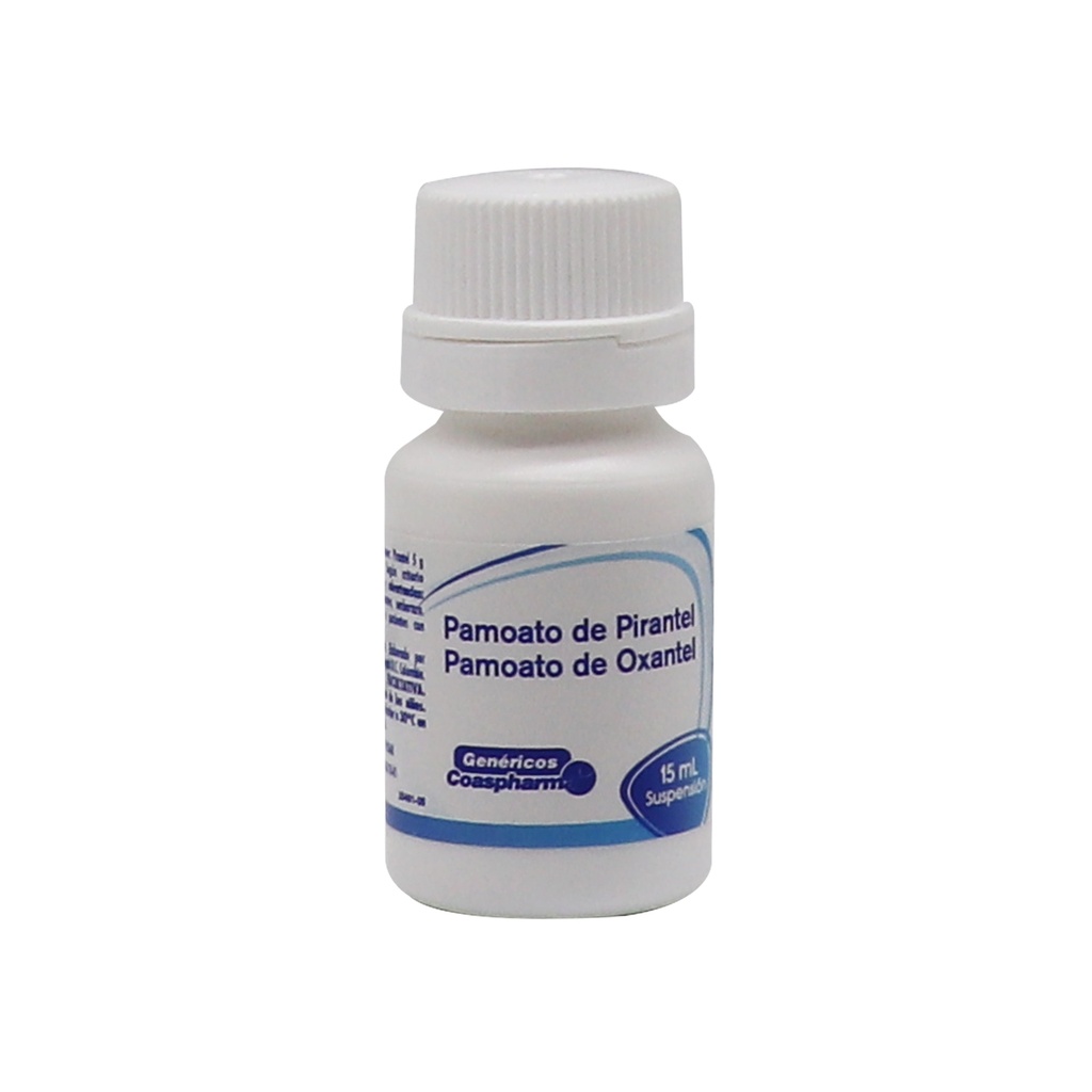 PAMOATO OXANTEL/PIRANTEL 250 mg/5 mL x 15 mL SUSP