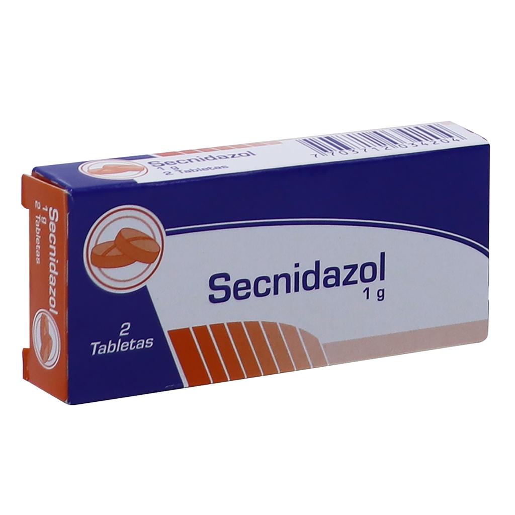 SECNIDAZOL 1 g x 2 TAB