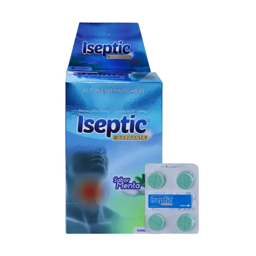 [AST-0005] ISEPTIC MENTA 96 x TAB MAST