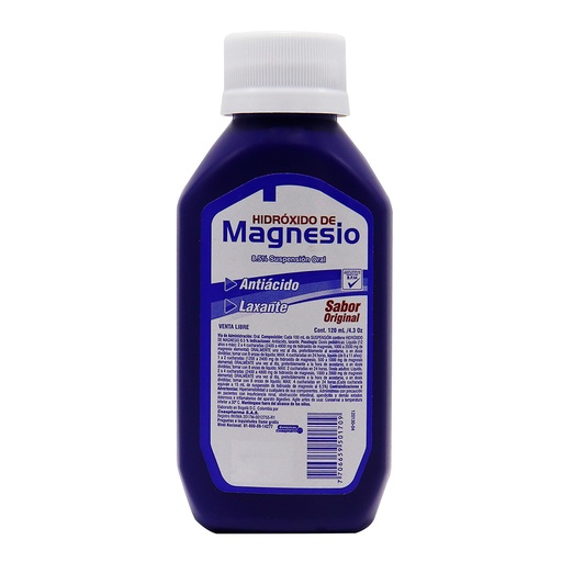 [ANTA-007] SUSPENSION DE MAGNESIA x 120 mL